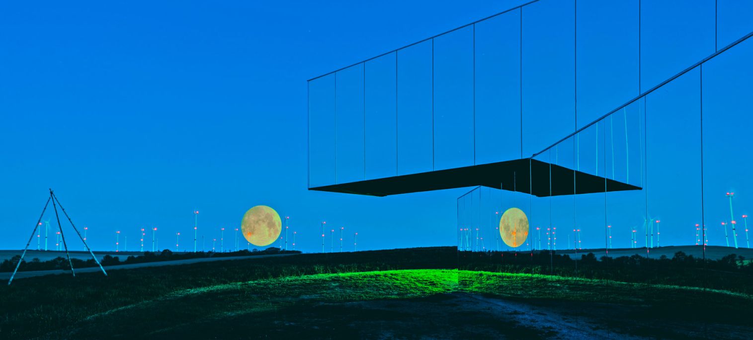 SPIEGELARCHE bei Supermond